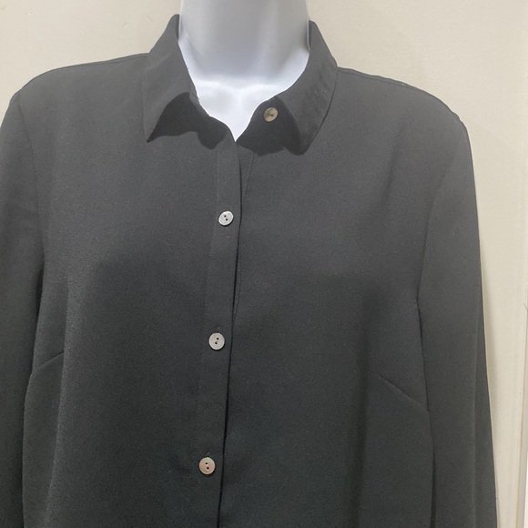 J Jill black long sleeve shirt/dress Size small - Picture 3 of 9